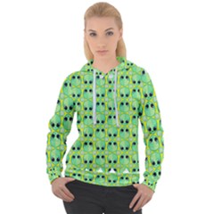 Alien Pattern- Women s Overhead Hoodie by Ket1n9