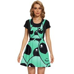 Art Alien Pattern Apron Dress by Ket1n9