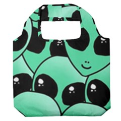 Art Alien Pattern Premium Foldable Grocery Recycle Bag by Ket1n9