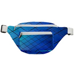 Blue Pattern Plain Cartoon Fanny Pack by Ket1n9