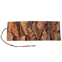 Bark Texture Wood Large Rough Red Wood Outside California Roll Up Canvas Pencil Holder (s) by Ket1n9
