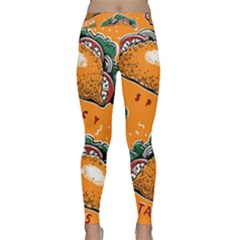 Seamless-pattern-with-taco Classic Yoga Leggings by Ket1n9