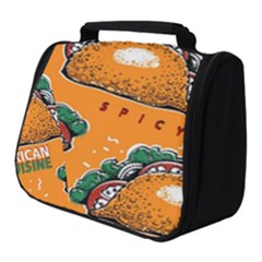 Seamless-pattern-with-taco Full Print Travel Pouch (small) by Ket1n9