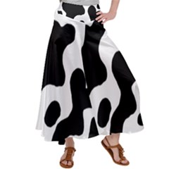 Cow Pattern Women s Satin Palazzo Pants by Ket1n9