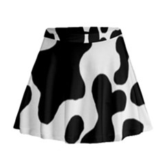 Cow Pattern Mini Flare Skirt by Ket1n9