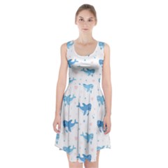 Seamless-pattern-with-cute-sharks-hearts Racerback Midi Dress by Ket1n9