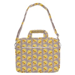 Yellow-mushroom-pattern Macbook Pro 13  Shoulder Laptop Bag  by Ket1n9