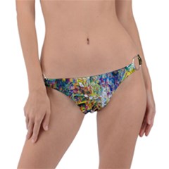 Multicolor Anime Colors Colorful Ring Detail Bikini Bottoms by Ket1n9