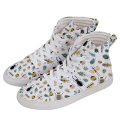 Insect Animal Pattern Women s Hi-top Skate Sneakers by Ket1n9