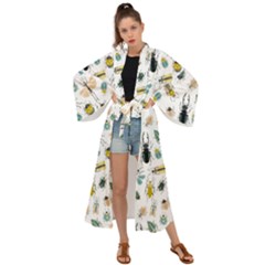 Insect Animal Pattern Maxi Kimono by Ket1n9