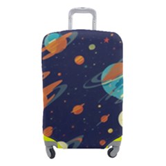 Space Galaxy Planet Universe Stars Night Fantasy Luggage Cover (small)