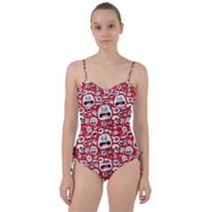 Another Monster Pattern Sweetheart Tankini Set by Ket1n9