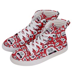 Another Monster Pattern Men s Hi-top Skate Sneakers by Ket1n9