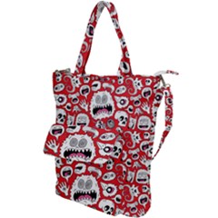 Another Monster Pattern Shoulder Tote Bag by Ket1n9