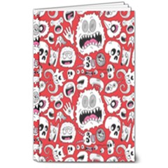 Another Monster Pattern 8  X 10  Hardcover Notebook