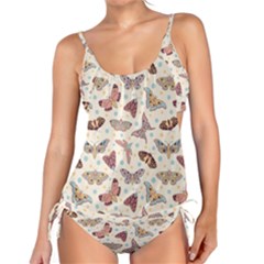 Pattern-with-butterflies-moths Tankini Set by Ket1n9