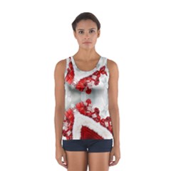 Christmas-background-tile-gifts Sport Tank Top  by Grandong
