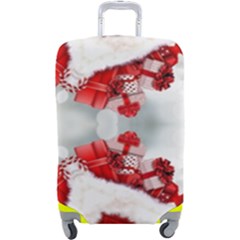 Christmas-background-tile-gifts Luggage Cover (large) by Grandong