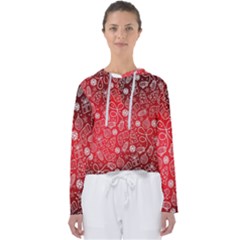 Christmas Pattern Red Women s Slouchy Sweat by Grandong