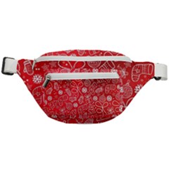 Christmas Pattern Red Fanny Pack by Grandong