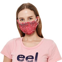 Christmas Pattern Red Crease Cloth Face Mask (adult) by Grandong