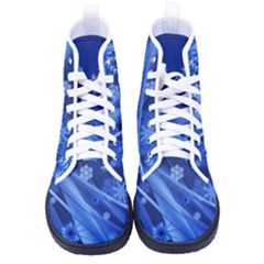 Christmas-card-greeting-card-star Men s High-top Canvas Sneakers by Grandong