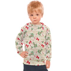 Christmas-paper-scrapbooking-- Kids  Hooded Pullover by Grandong