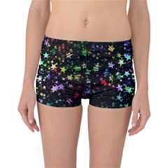 Christmas-star-gloss-lights-light Reversible Boyleg Bikini Bottoms by Grandong