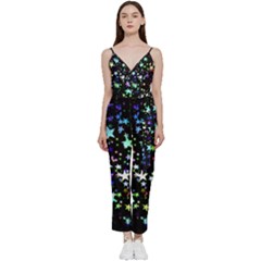 Christmas-star-gloss-lights-light V-neck Camisole Jumpsuit by Grandong