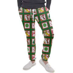Christmas-paper-christmas-pattern Men s Jogger Sweatpants