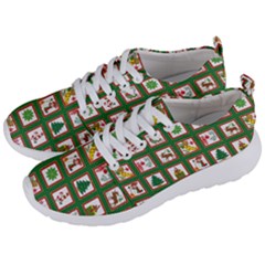 Christmas-paper-christmas-pattern Men s Lightweight Sports Shoes by Grandong