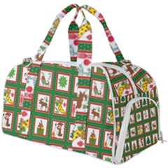 Christmas-paper-christmas-pattern Burner Gym Duffel Bag