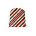 Christmas-color-stripes Drawstring Pouch (Medium) View2