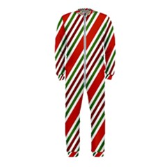 Christmas-color-stripes Onepiece Jumpsuit (kids) by Grandong