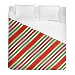 Christmas-color-stripes Duvet Cover (Full/ Double Size)