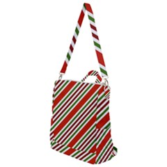 Christmas-color-stripes Crossbody Backpack