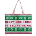 Merry Christmas Ya Filthy Animal Zipper Mini Tote Bag View2