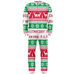 Merry Christmas Ya Filthy Animal Onepiece Jumpsuit (men)