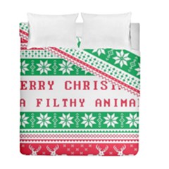 Merry Christmas Ya Filthy Animal Duvet Cover Double Side (Full/ Double Size)