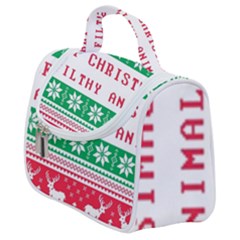 Merry Christmas Ya Filthy Animal Satchel Handbag