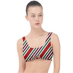 Christmas-color-stripes The Little Details Bikini Top