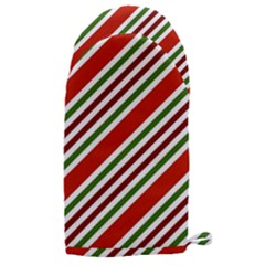 Christmas-color-stripes Microwave Oven Glove