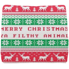 Merry Christmas Ya Filthy Animal Seat Cushion