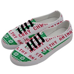 Merry Christmas Ya Filthy Animal Men s Classic Low Top Sneakers