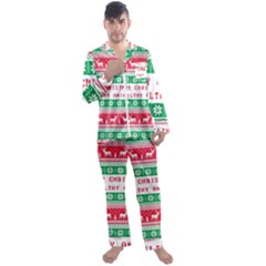 Merry Christmas Ya Filthy Animal Men s Long Sleeve Satin Pajamas Set by Grandong