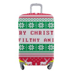 Merry Christmas Ya Filthy Animal Luggage Cover (Small)
