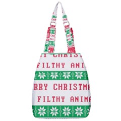 Merry Christmas Ya Filthy Animal Center Zip Backpack