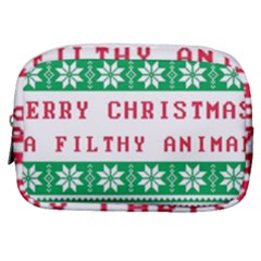 Merry Christmas Ya Filthy Animal Make Up Pouch (Small)