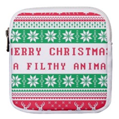 Merry Christmas Ya Filthy Animal Mini Square Pouch