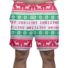 Merry Christmas Ya Filthy Animal Men s Shorts